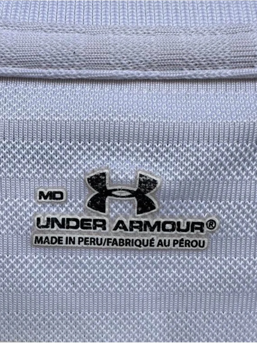 Under Armour Men's White Polo Shirt